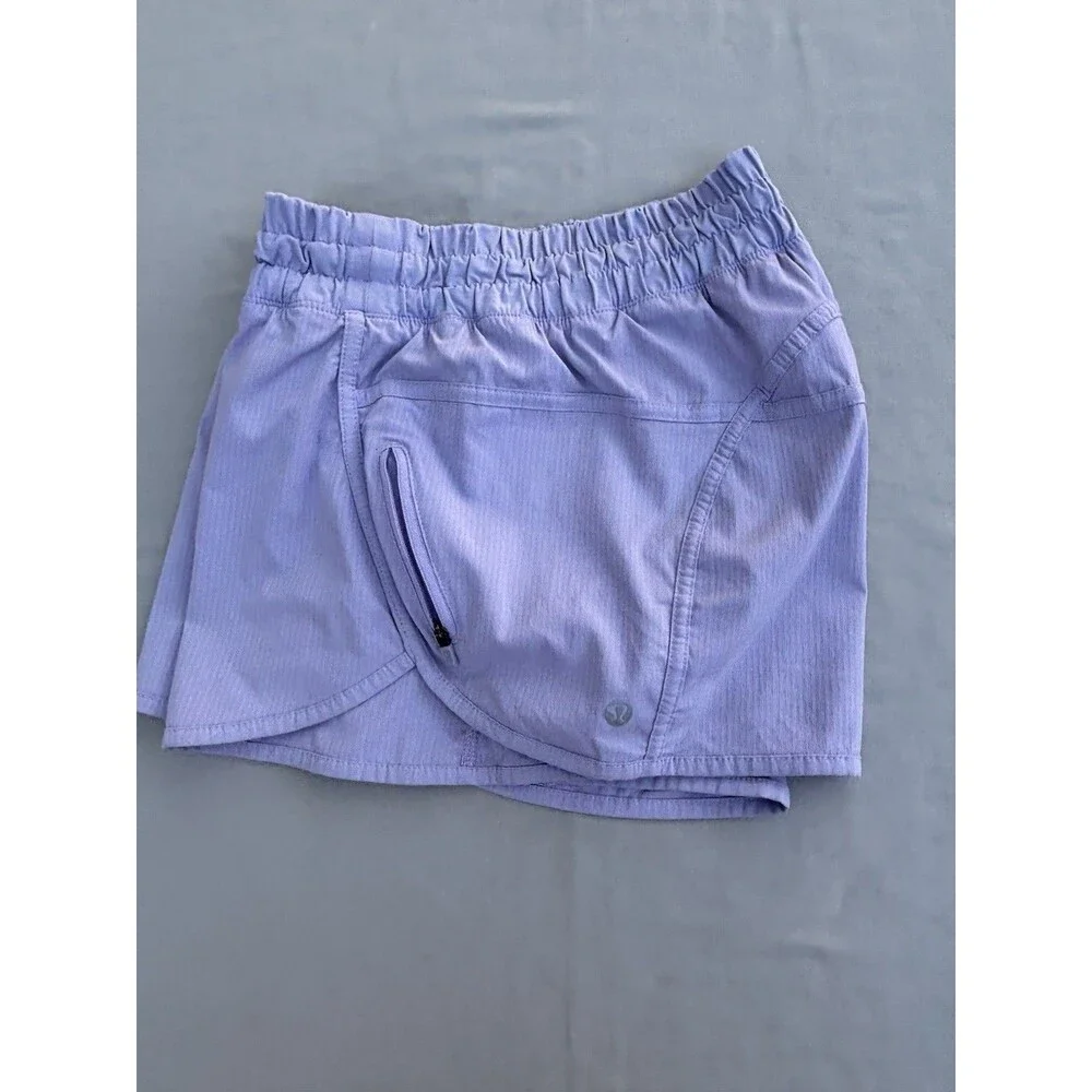 Lululemon Wmn's Size 10 Light Wash Purple Shorts